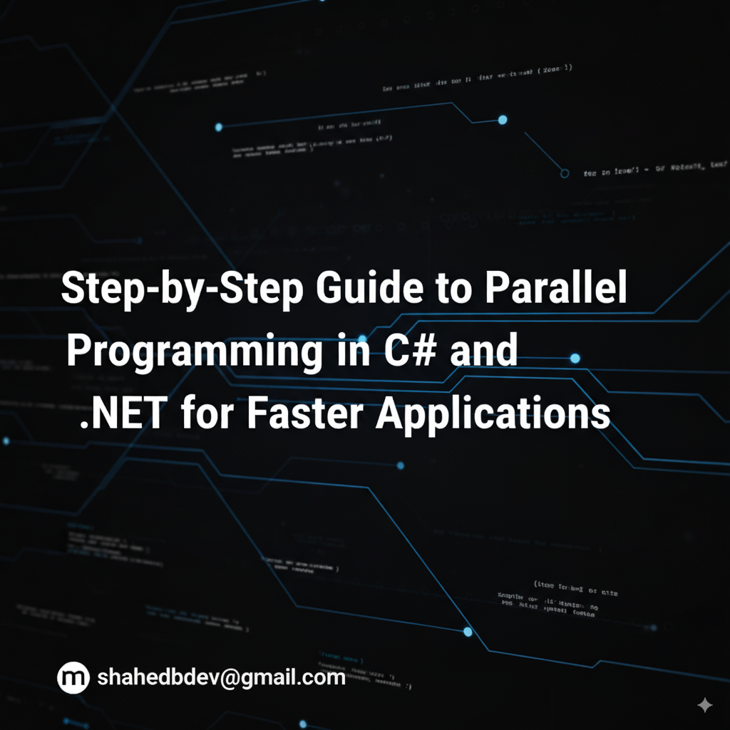Step-by-Step Guide to Parallel Programming in C# and .NET for Faster 🚀Applicationssss