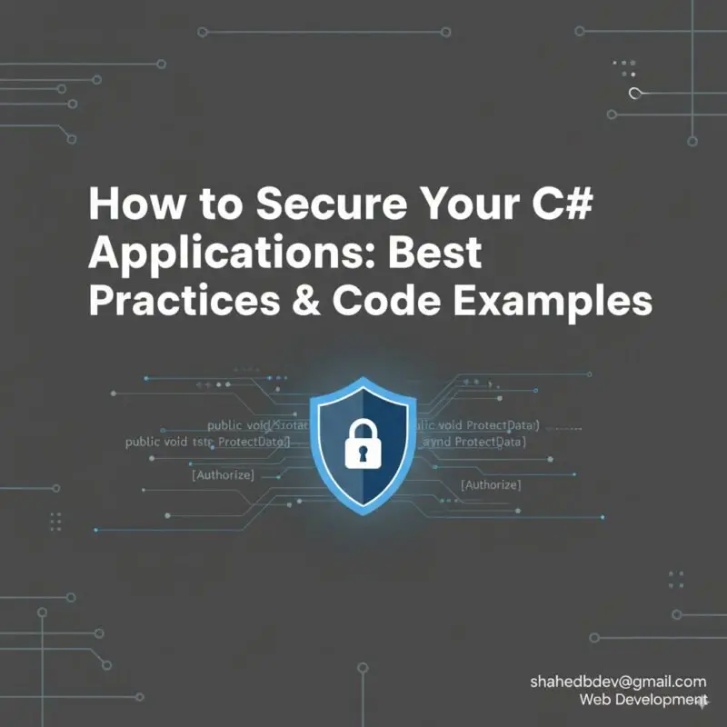 How to Secure Your C# Applications: Best Practices & Code Examples